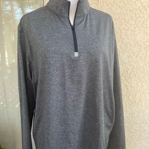 Gerry Weber Blue Quarter-Zip Pullover size L